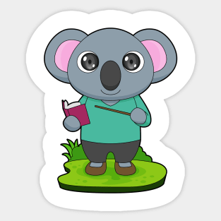 Koala Teacher Pointer Sticker